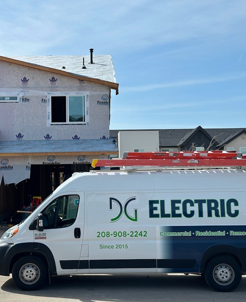 Residential home getting electrical work